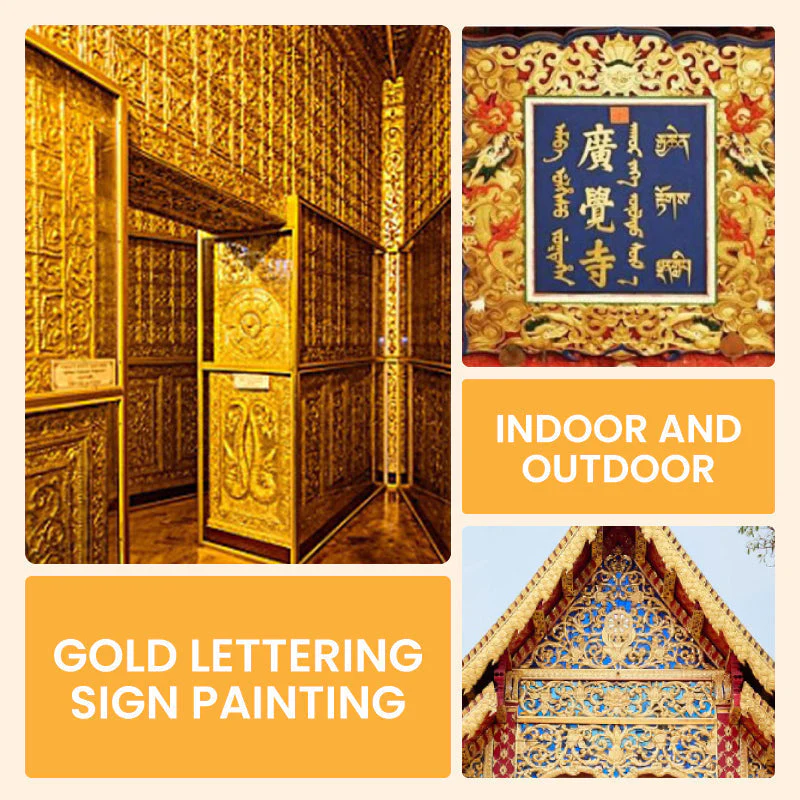 GoldLuxe — Metallic-Blattfarbe mit KOSTENLOSEM Pinsel | 50% RABATT - Image 13