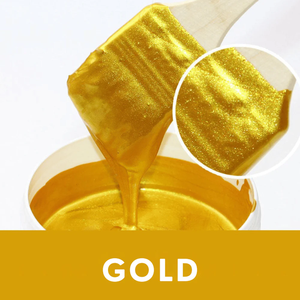 GoldLuxe — Metallic-Blattfarbe mit KOSTENLOSEM Pinsel | 50% RABATT - Image 6