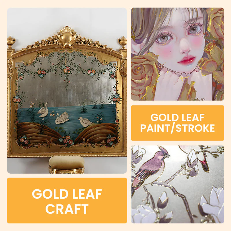 GoldLuxe — Metallic-Blattfarbe mit KOSTENLOSEM Pinsel | 50% RABATT - Image 8