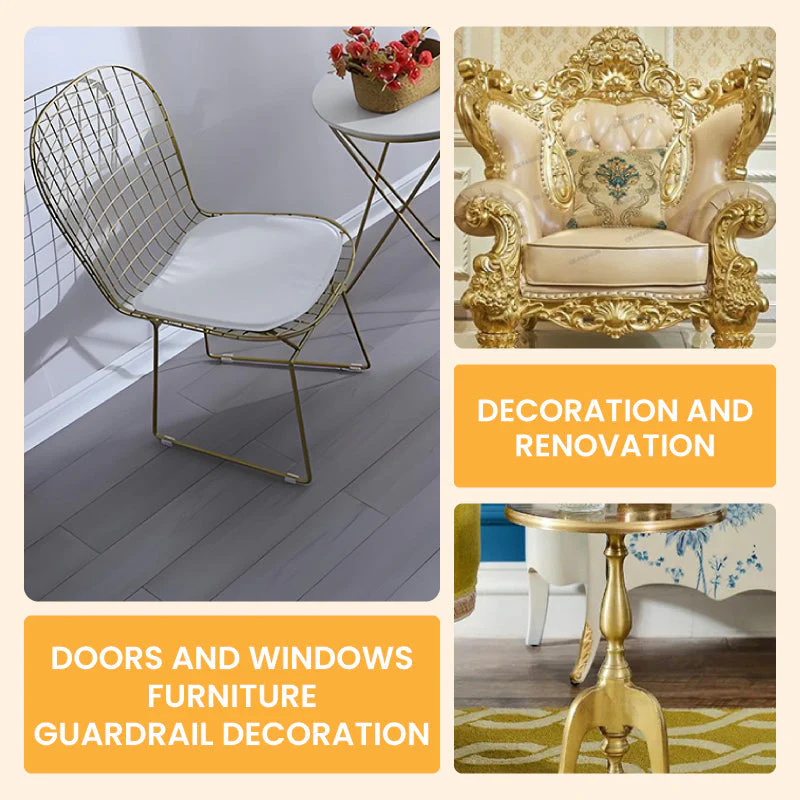 GoldLuxe — Metallic-Blattfarbe mit KOSTENLOSEM Pinsel | 50% RABATT - Image 9