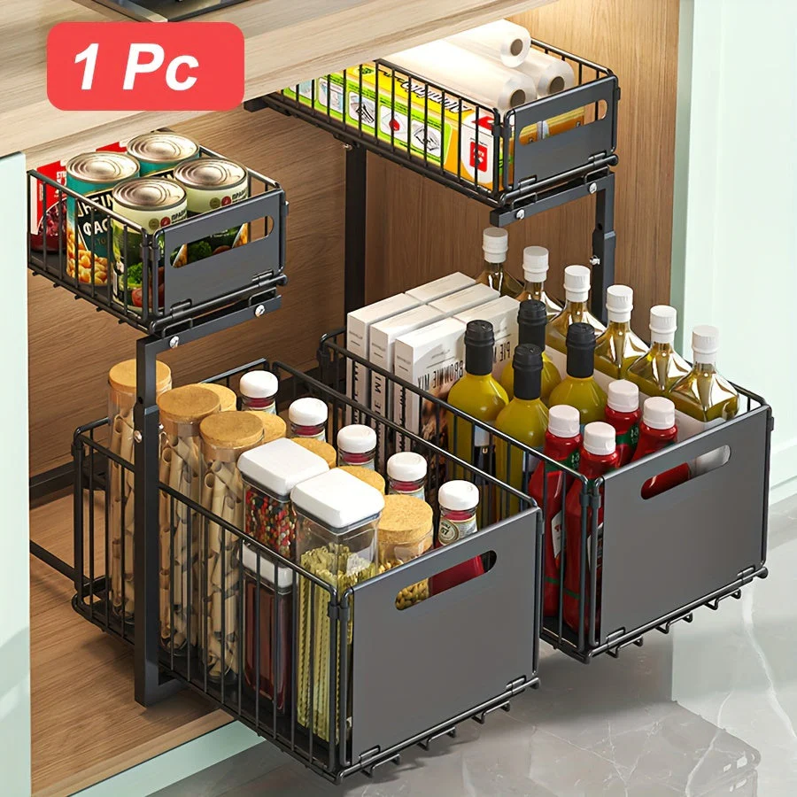 GlideNest — Ausziehbarer Schrank Organizer | 50% RABATT - Image 2