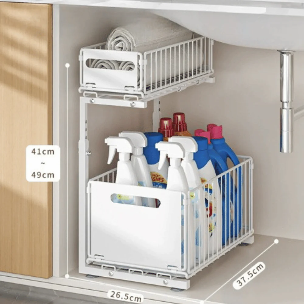 GlideNest — Ausziehbarer Schrank Organizer | 50% RABATT - Image 3