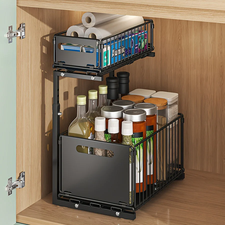 GlideNest — Ausziehbarer Schrank Organizer | 50% RABATT - Image 4