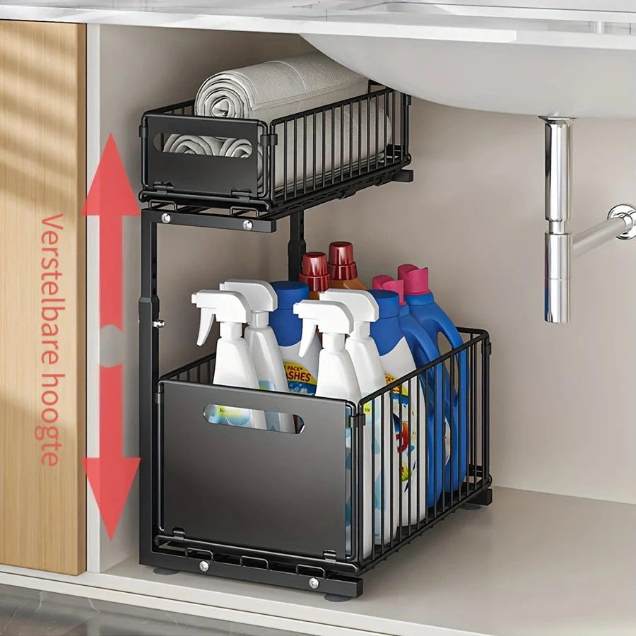 GlideNest — Ausziehbarer Schrank Organizer | 50% RABATT - Image 5