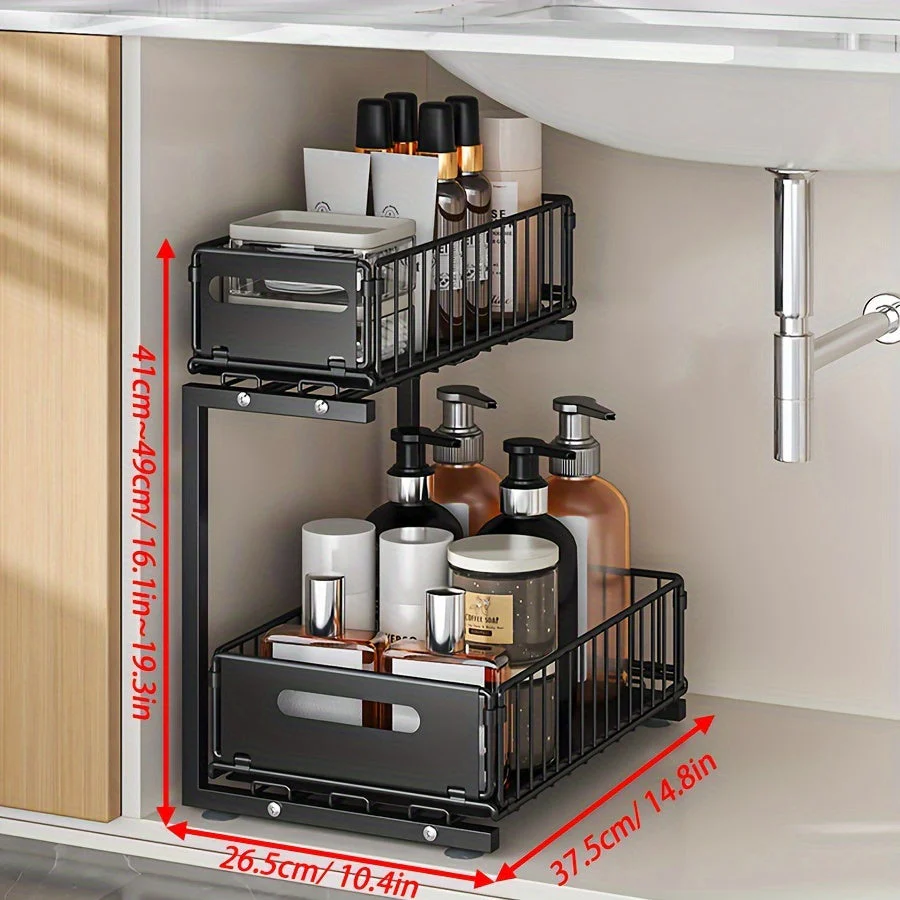 GlideNest — Ausziehbarer Schrank Organizer | 50% RABATT - Image 7