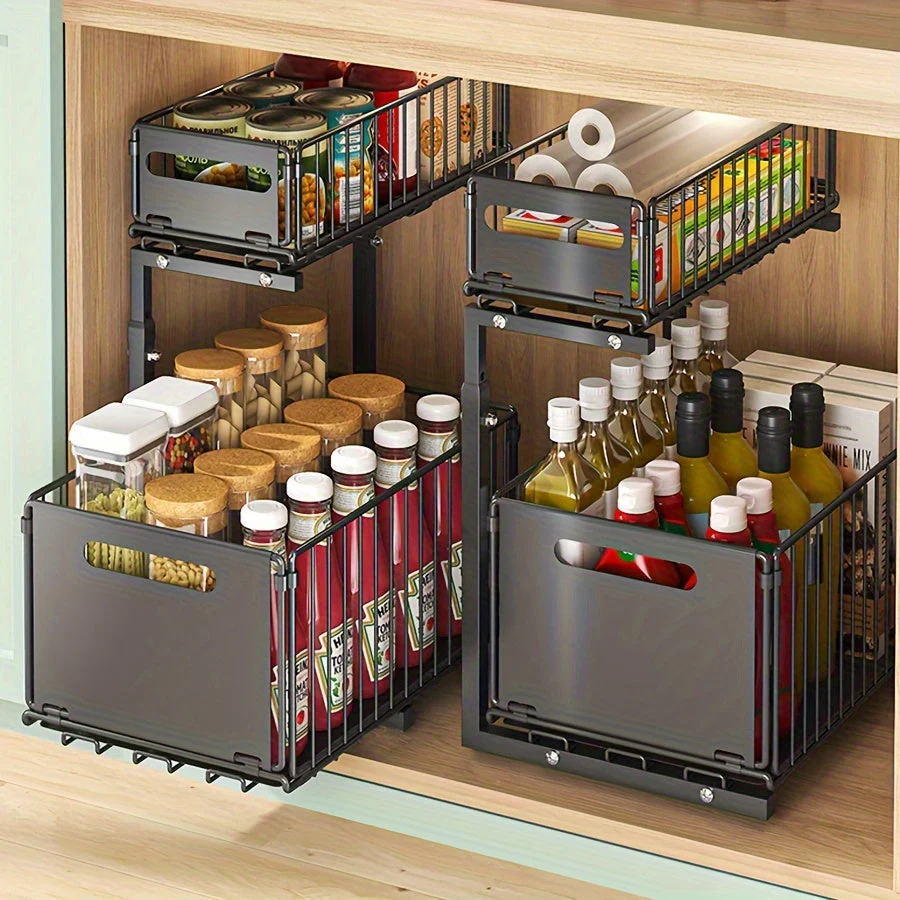 GlideNest — Ausziehbarer Schrank Organizer | 50% RABATT - Image 9