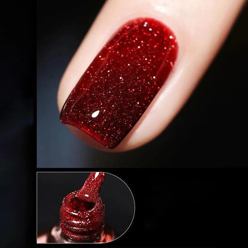 🔥Glitter-Nagellack mit hoher Dichte🌿 Sanfte Formel - Image 7