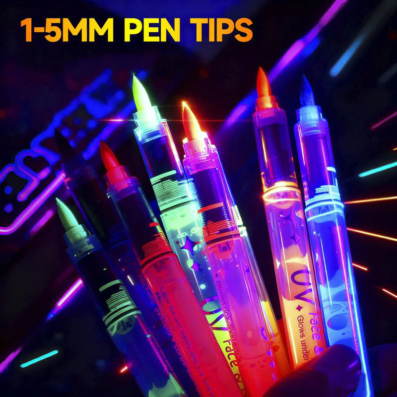 GlowBurst Marker 8er-Farbset — Entfache eine kühne Nachtlebenstimmung - Image 4
