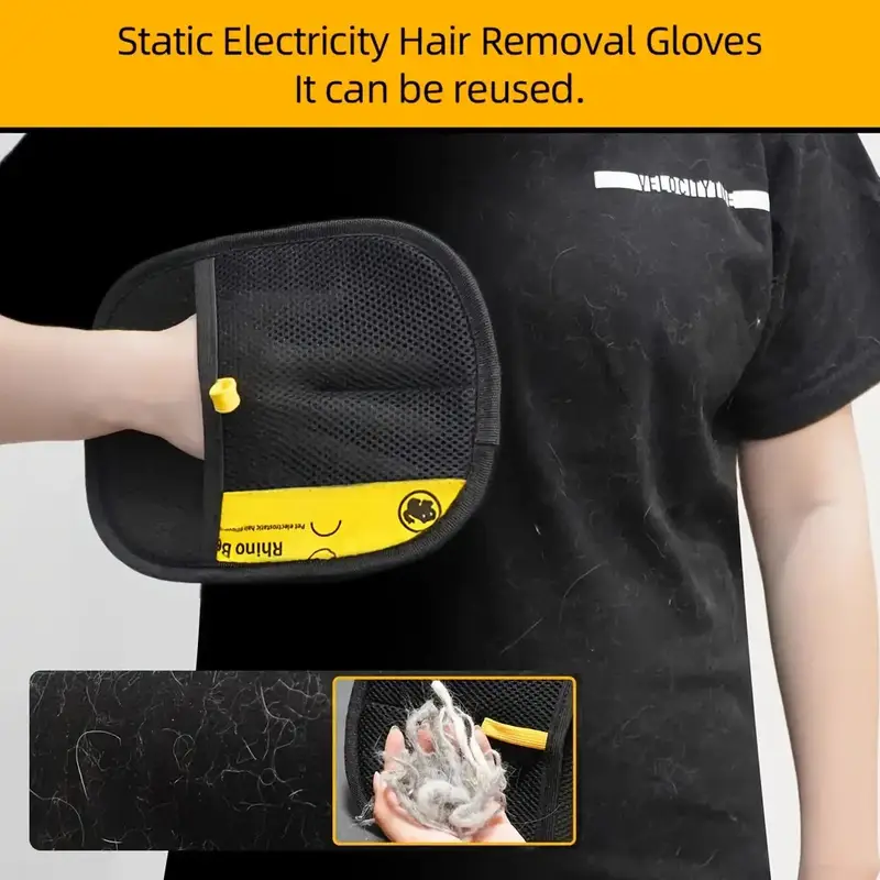 GroomyGlove – Antistatischer Handschuh zur Tierhaarentfernung | 1+2 GRATIS - Image 10