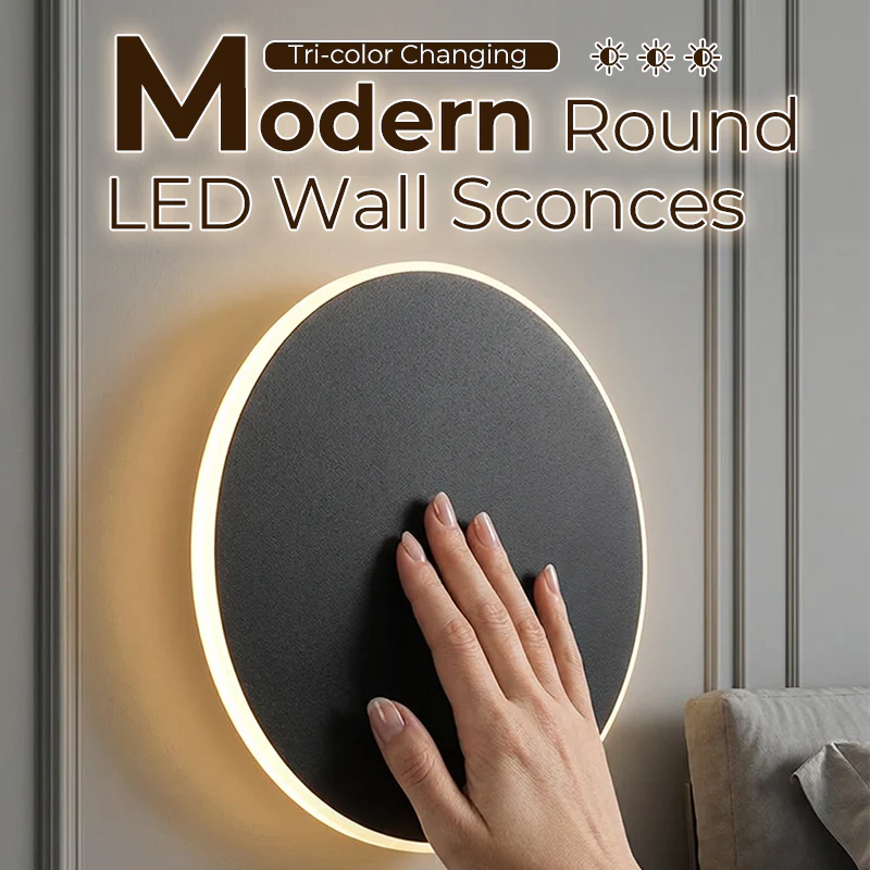 HaloLux LED-Wandleuchte — Sofortige Ambiente-Beleuchtung