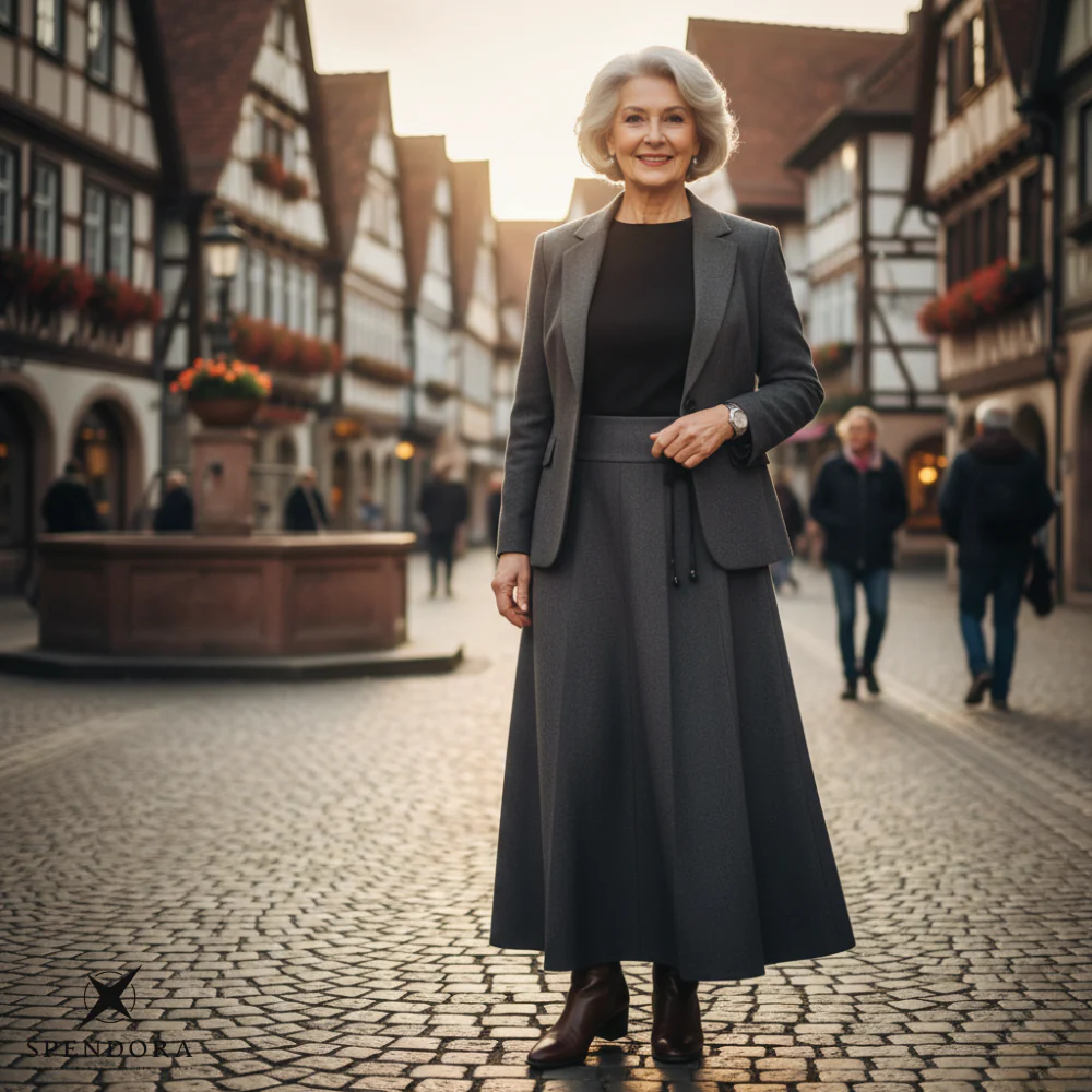 Harper – Hochtaillierter Winterrock Komfort | 50% RABATT - Image 2