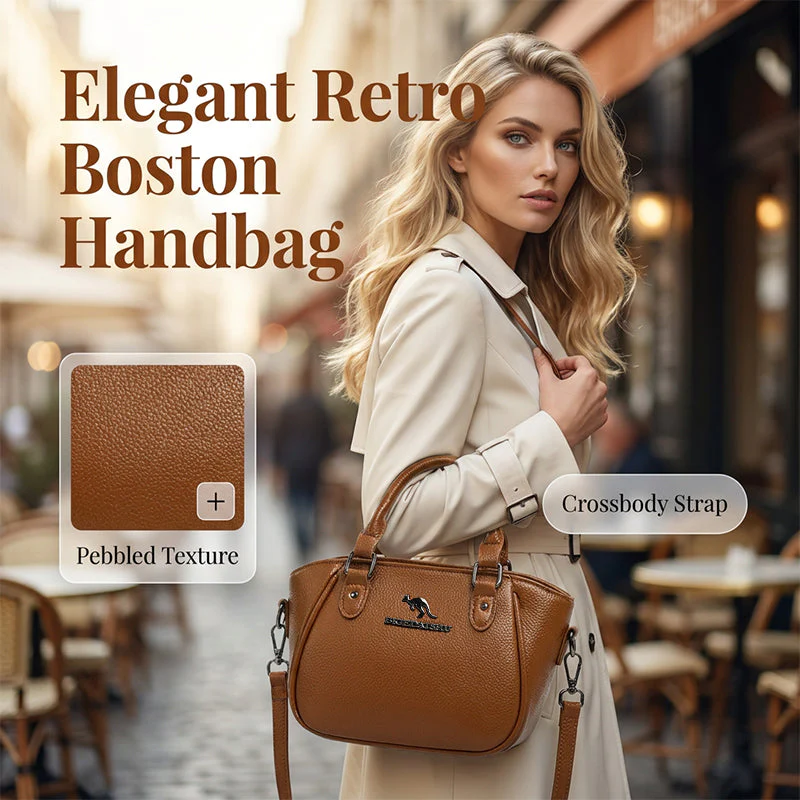 Harper – Retro-inspirierte Boston-Tasche mit verstellbarem Riemen - Image 7
