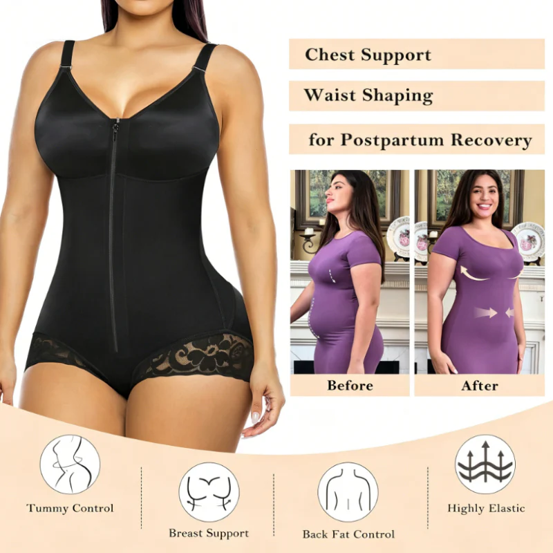 Heather – Damen 360° Taillenformender Bodysuit mit verstellbaren Trägern - Image 4