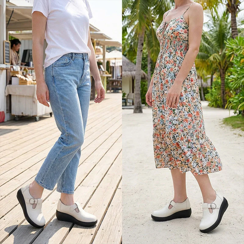 Heidi — Bequeme Plateau-Schuhe für Damen mit runder Zehenpartie - Image 6