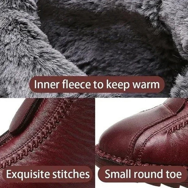 Heidi – Damen Winter Warme Knöchelstiefel mit Reißverschluss - Image 9