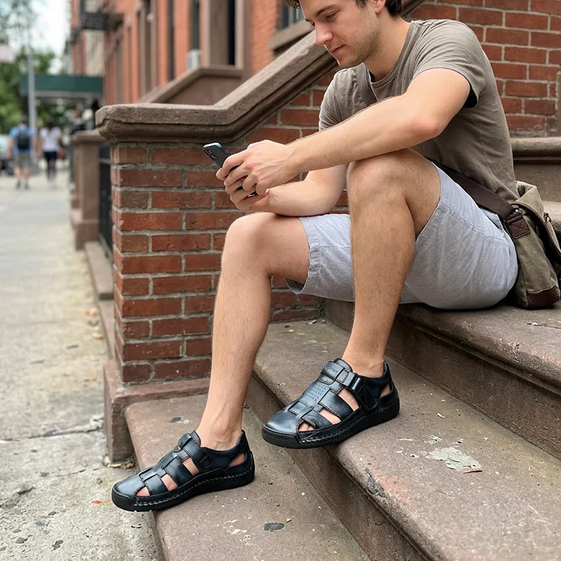 Alex — Atmungsaktive Outdoor-Sandalen für Herren | 50% RABATT - Image 11