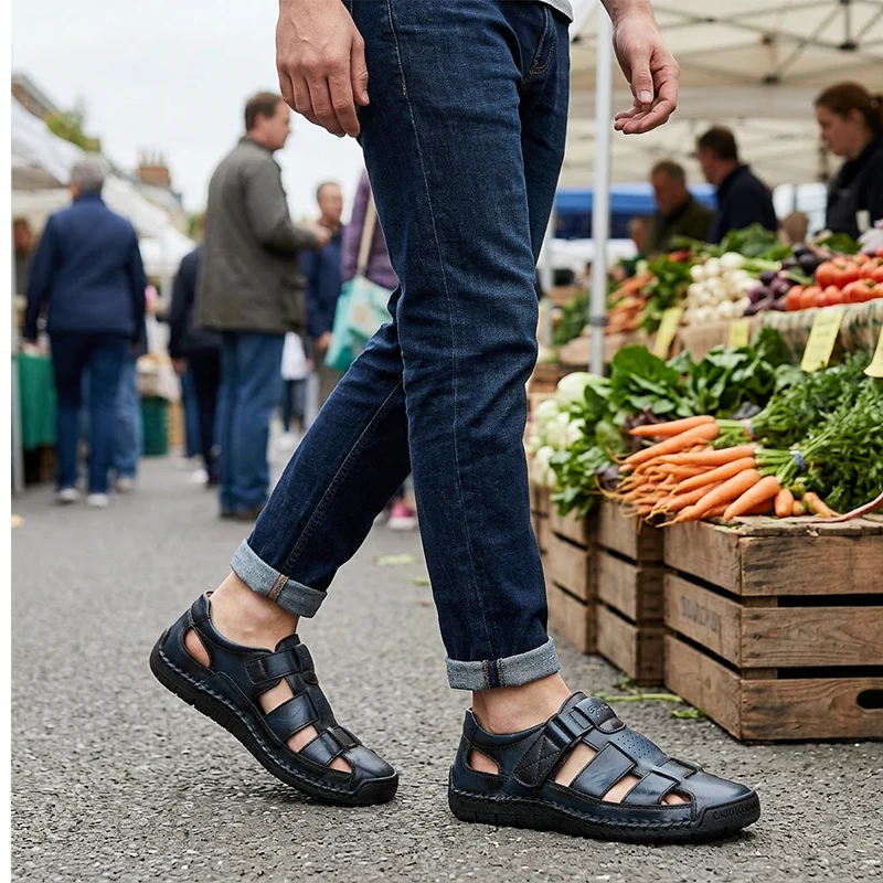 Alex — Atmungsaktive Outdoor-Sandalen für Herren | 50% RABATT - Image 5