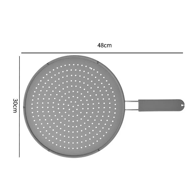 Hitzebeständiger lebensmittelechter Silikon- und Edelstahlspritzschutz (passt bis zu 11") - Image 8