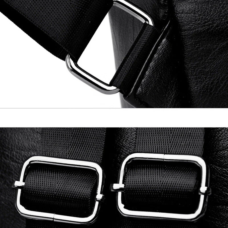Hugo – Eleganter PU-Leder-Rucksack mit intelligenten Fächern - Image 16