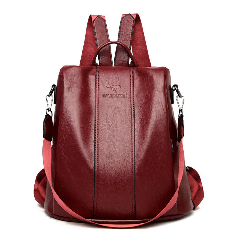 Hugo – Eleganter PU-Leder-Rucksack mit intelligenten Fächern - Image 18