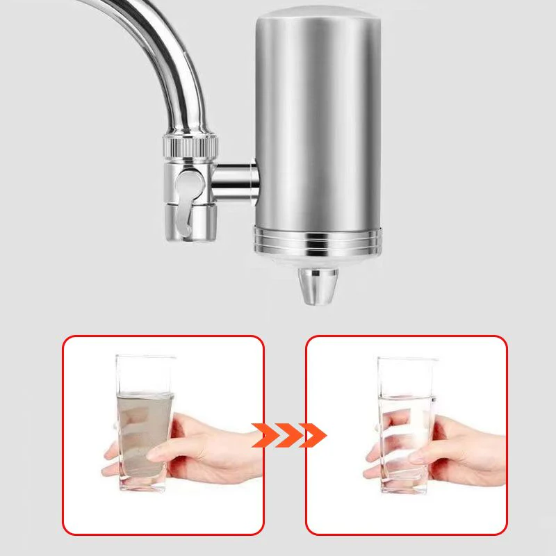 HydraClean™ Edelstahl-Wasserhahnreiniger | mit 5 Filtern | 50% RABATT - Image 2