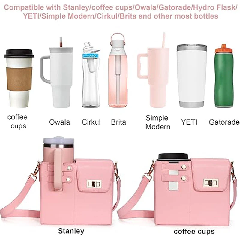 HydraStyle - Eleganter rosa Wasserflaschenträger für stilvolle Hydration | 50% RABATT - Image 5