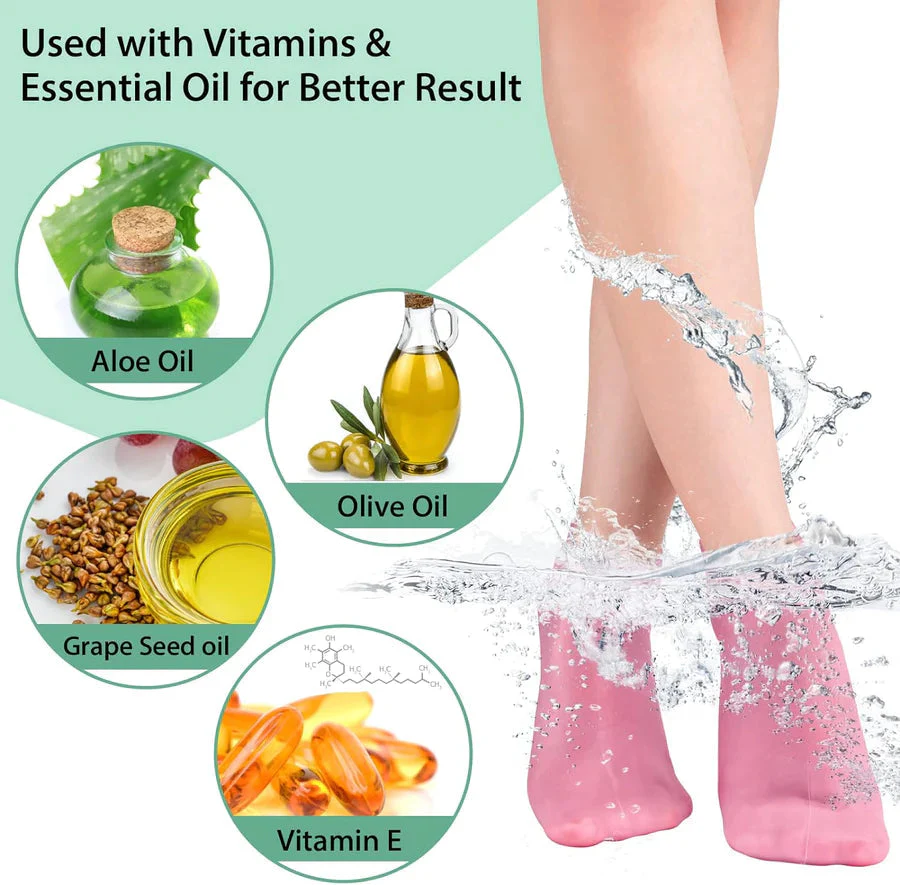 HyperSilk — Moisturizing Foot Socks 4er-Set | 50% RABATT - Image 9