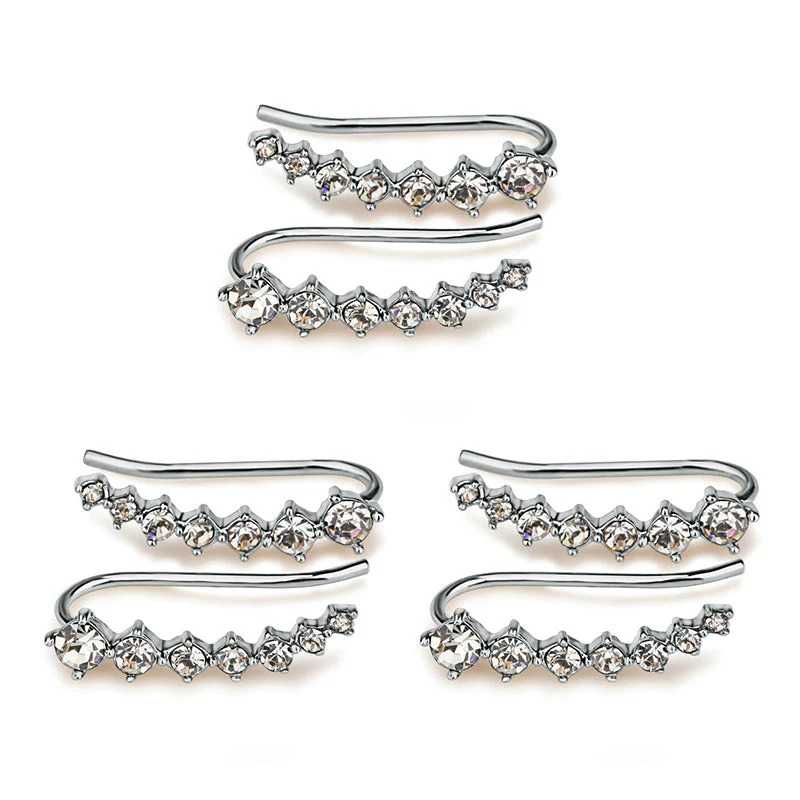 🎅Ideales Geschenk💖Ohrringe mit sieben Sternen und synthetische Diamanten - Image 23