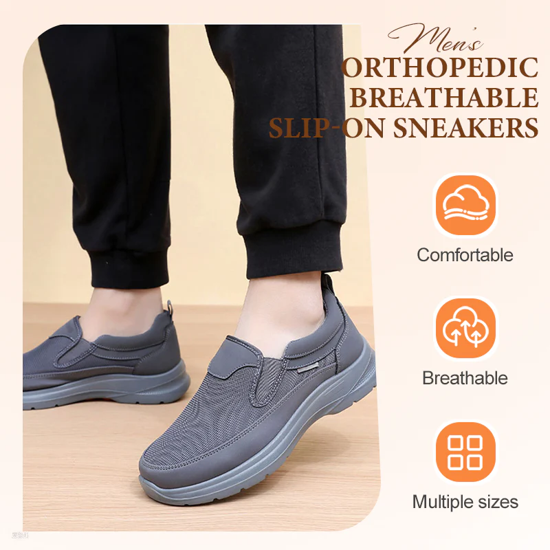 James – Atmungsaktive orthopädische Slip-On-Sneaker mit Massage-Einlegesohlen - Image 4