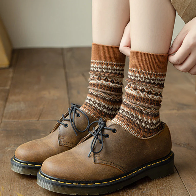 Jasper – Retro Ethno-Socken mit gemütlicher, atmungsaktiver Wärme - Image 8