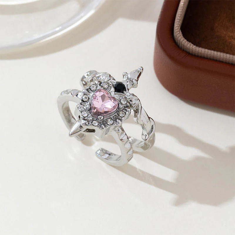 Jina — Gothic Herzring | 1+1 GRATIS - Image 16