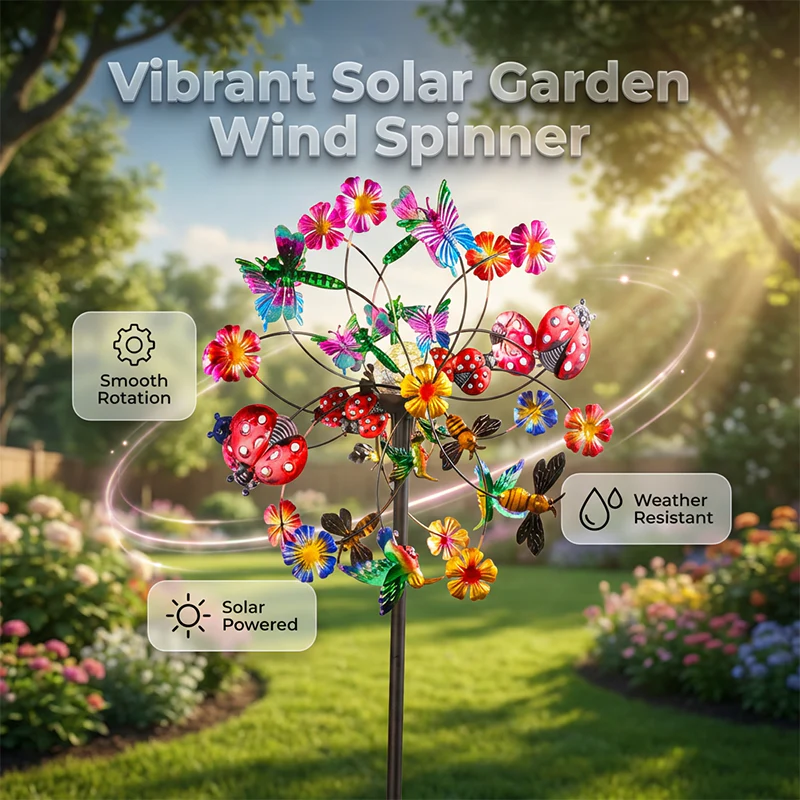 SolarSpin — Kinetischer Garten-Spinner | 50% RABATT - Image 10