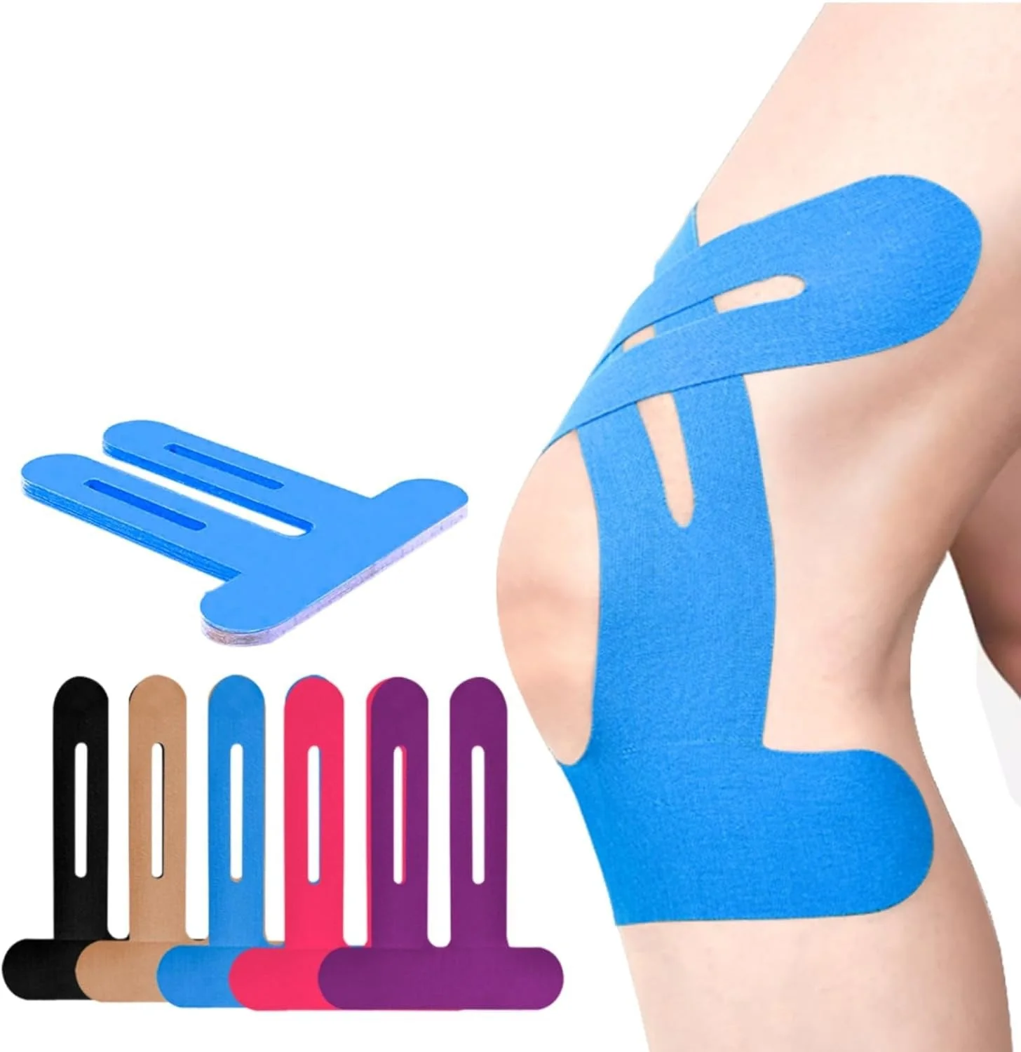 FlexiKnee – Kinesiologie-Tape für Stabilität (6 Stück) | 50% RABATT - Image 14