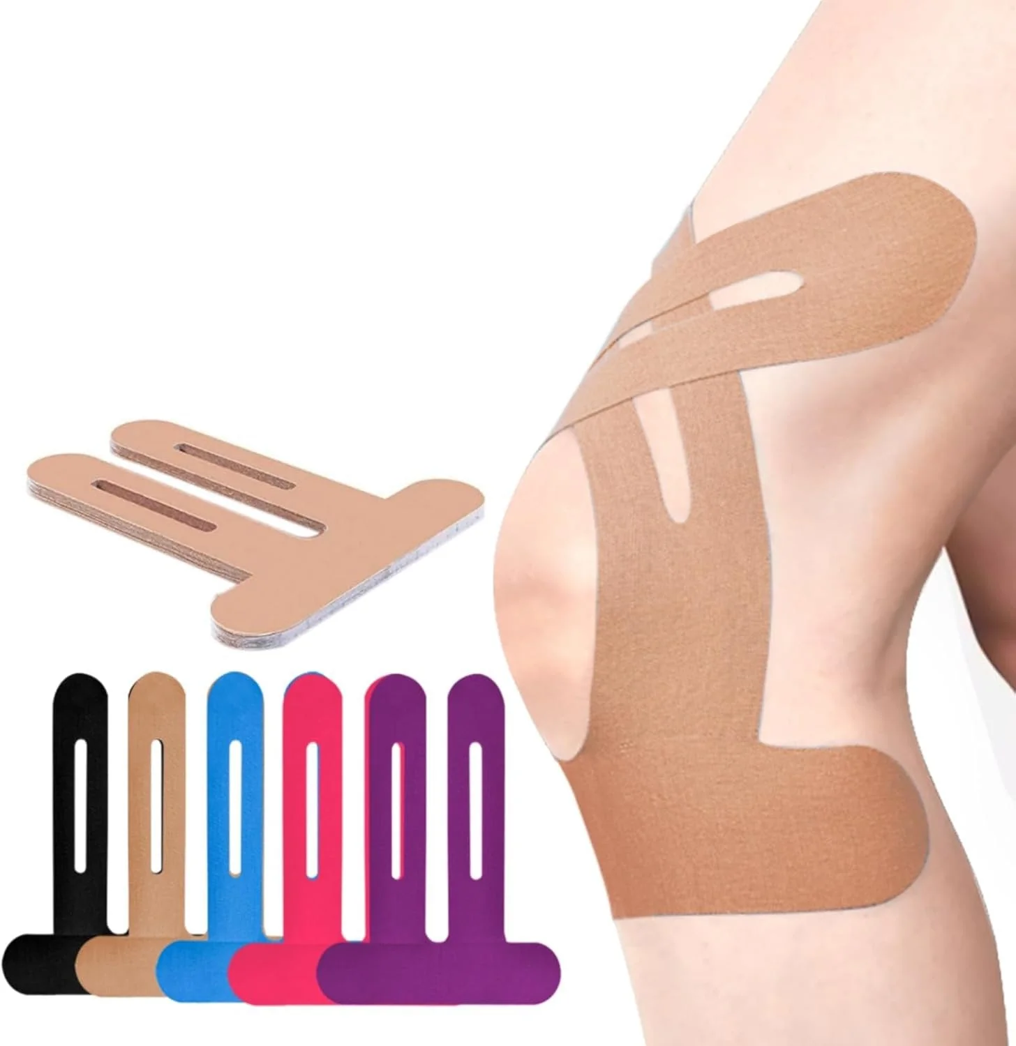 FlexiKnee – Kinesiologie-Tape für Stabilität (6 Stück) | 50% RABATT - Image 15