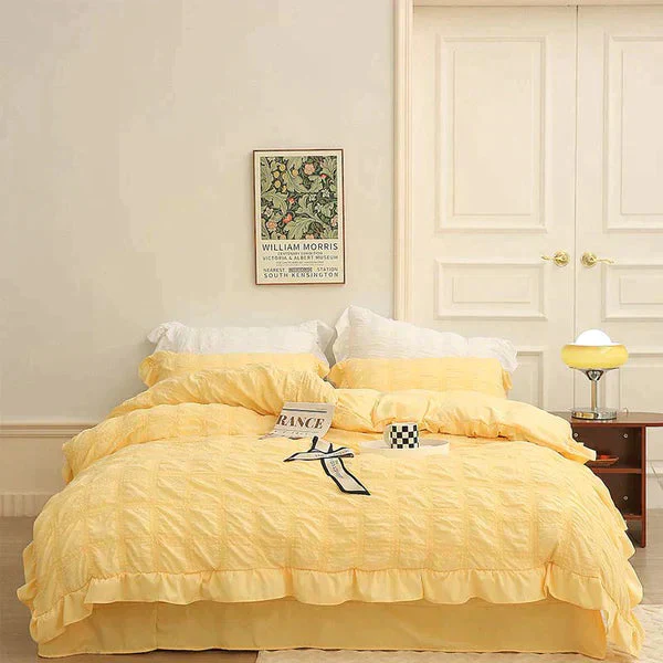 LaceBreeze™ 200 x 230 cm - 4-teiliges Sommer-Bettwäscheset aus Eiskühlendem Seersucker - Image 10