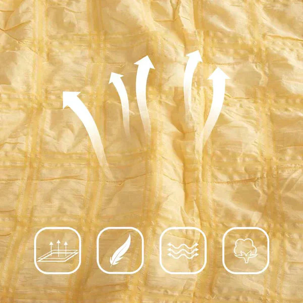 LaceBreeze™ 200 x 230 cm - 4-teiliges Sommer-Bettwäscheset aus Eiskühlendem Seersucker - Image 3