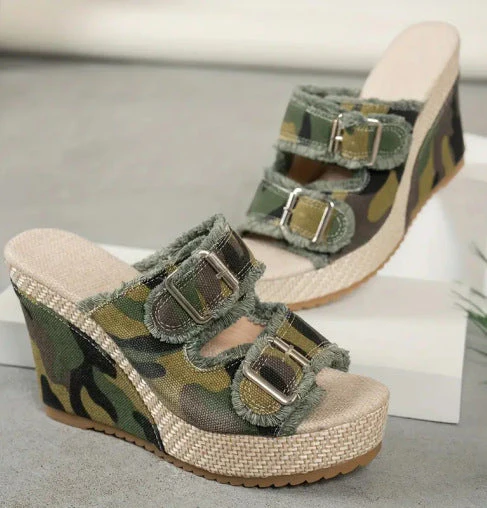 Lana – Atmungsaktive Denim Plateau-Sandalen mit 10 cm Absatz - Image 13