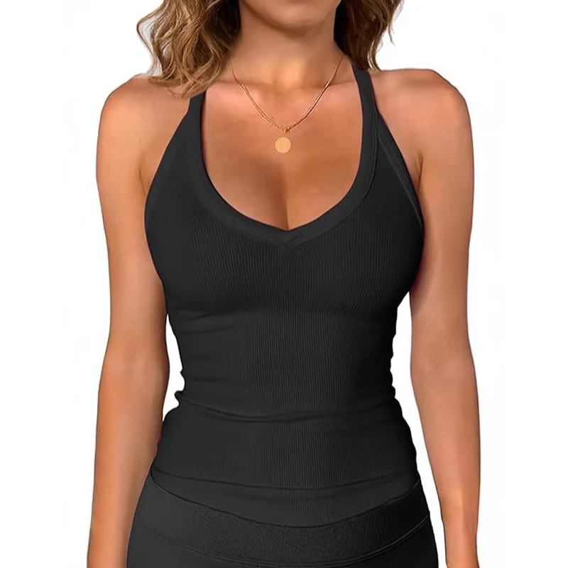 Lena — Geripptes Tanktop Damenlegerer Schnitt - Image 10