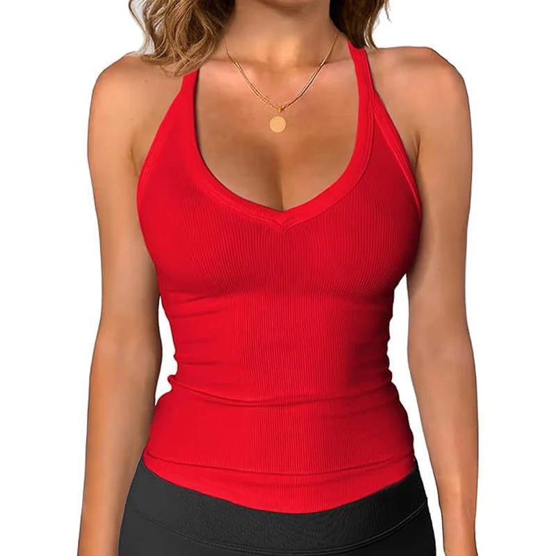 Lena — Geripptes Tanktop Damenlegerer Schnitt - Image 13