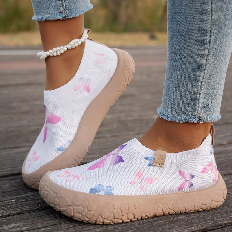 Lena — Leichte Damen Slip-On Fly-Knit Sneakers - Image 3