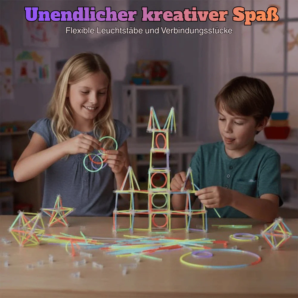 Glowsticks — Endloser Spaß, Brillantes Spiel | 1+1 GRATIS
