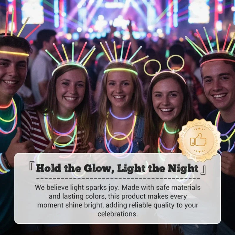 Glowsticks — Endloser Spaß, Brillantes Spiel | 1+1 GRATIS - Image 11
