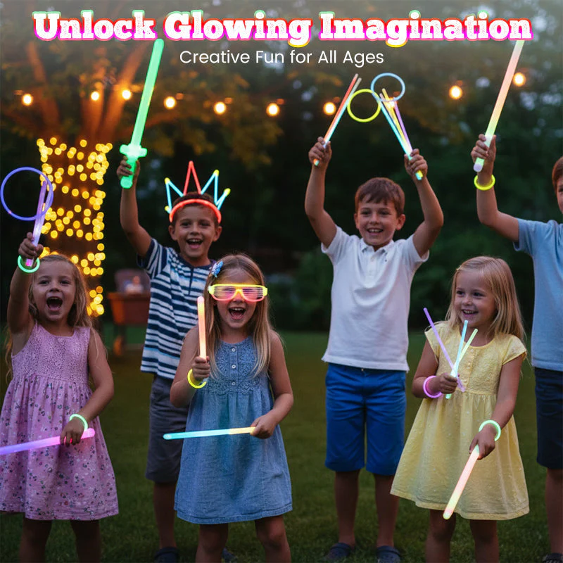 Glowsticks — Endloser Spaß, Brillantes Spiel | 1+1 GRATIS - Image 12
