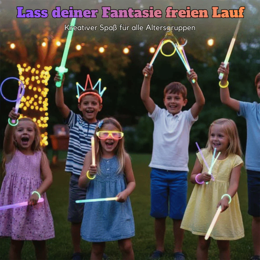 Glowsticks — Endloser Spaß, Brillantes Spiel | 1+1 GRATIS - Image 3