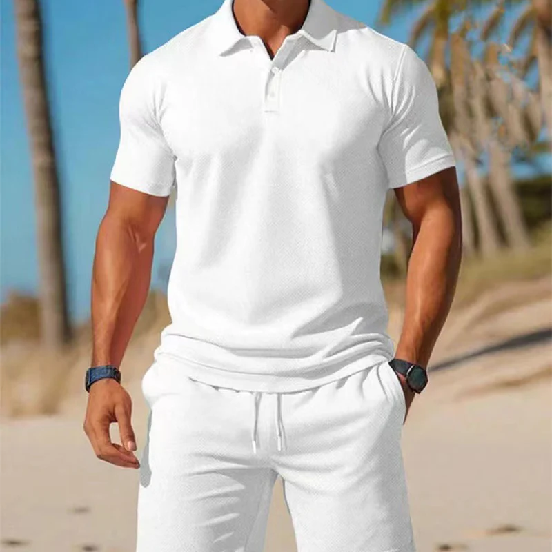 Liam – Leichtes Zweiteiliges Polo- und Shorts-Set - Image 11