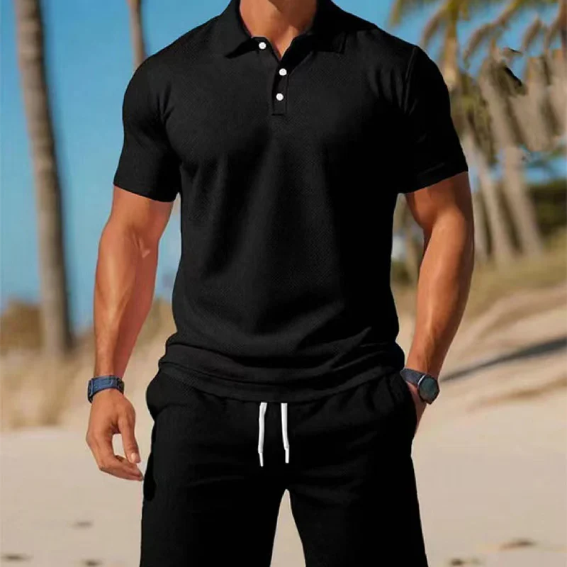 Liam – Leichtes Zweiteiliges Polo- und Shorts-Set - Image 12