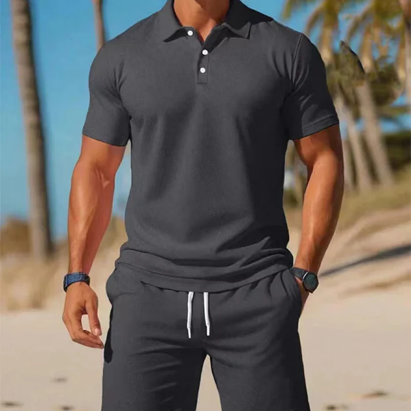 Liam – Leichtes Zweiteiliges Polo- und Shorts-Set - Image 13