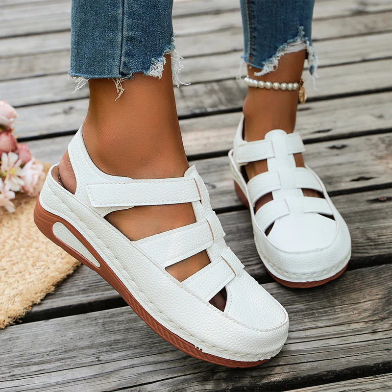 Liesel — Orthopädische atmungsaktive Sommerschuhe mit Klettverschluss - Image 10