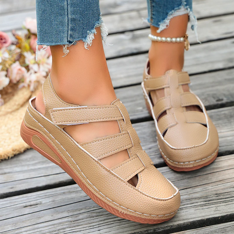 Liesel — Orthopädische atmungsaktive Sommerschuhe mit Klettverschluss - Image 11