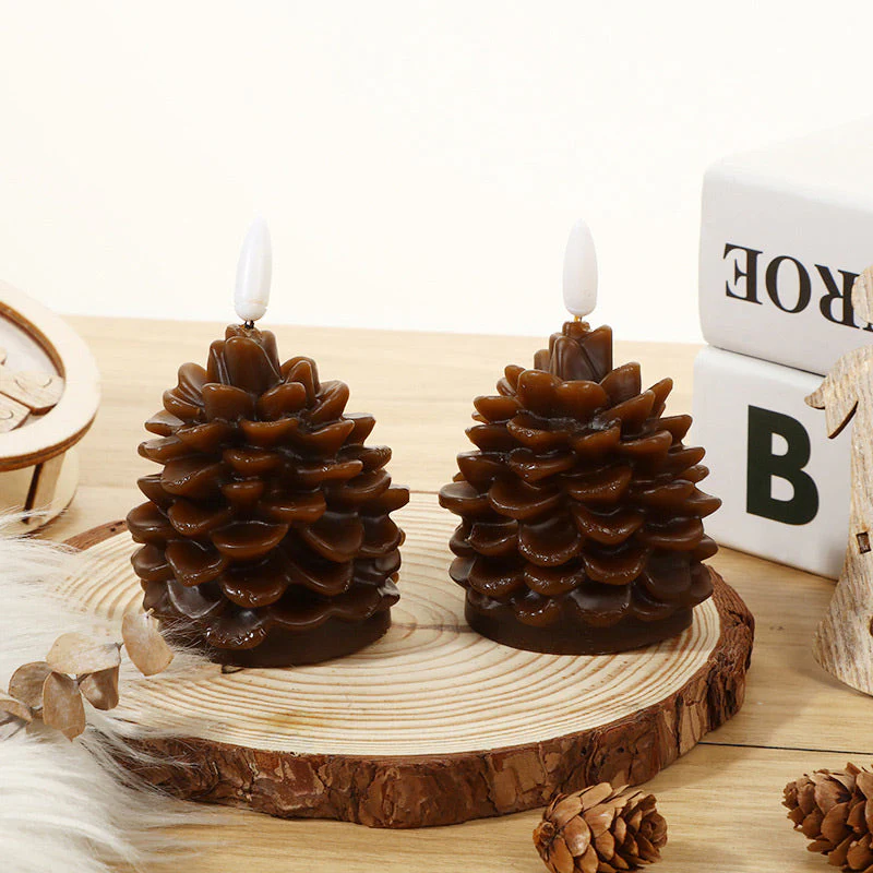 LumiPine – LED Tannenzapfen-Kerze | 1+1 GRATIS - Image 4